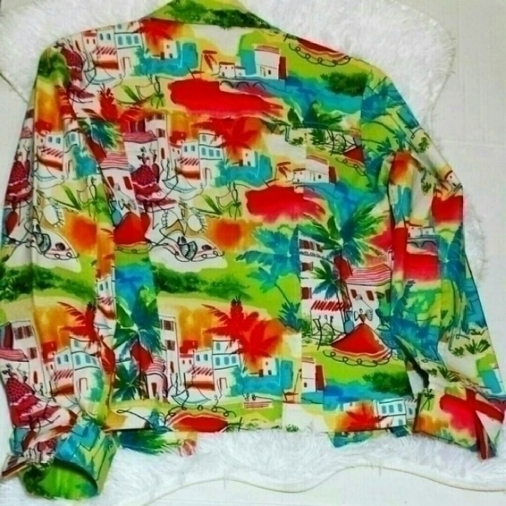 N.T. Norm Thompson Spring Scene Jacket - Picture 3 of 4